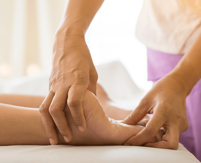 (With Oriental Scalp Massage)60 Mins - €60 / 90 Mins - €90
Foot massage is based on the premise that the beginning of all reflex zones is in the feet and rubbing or manipulating the feet can bring healing. It helps mentally and balances the body and allows healing energy as well.